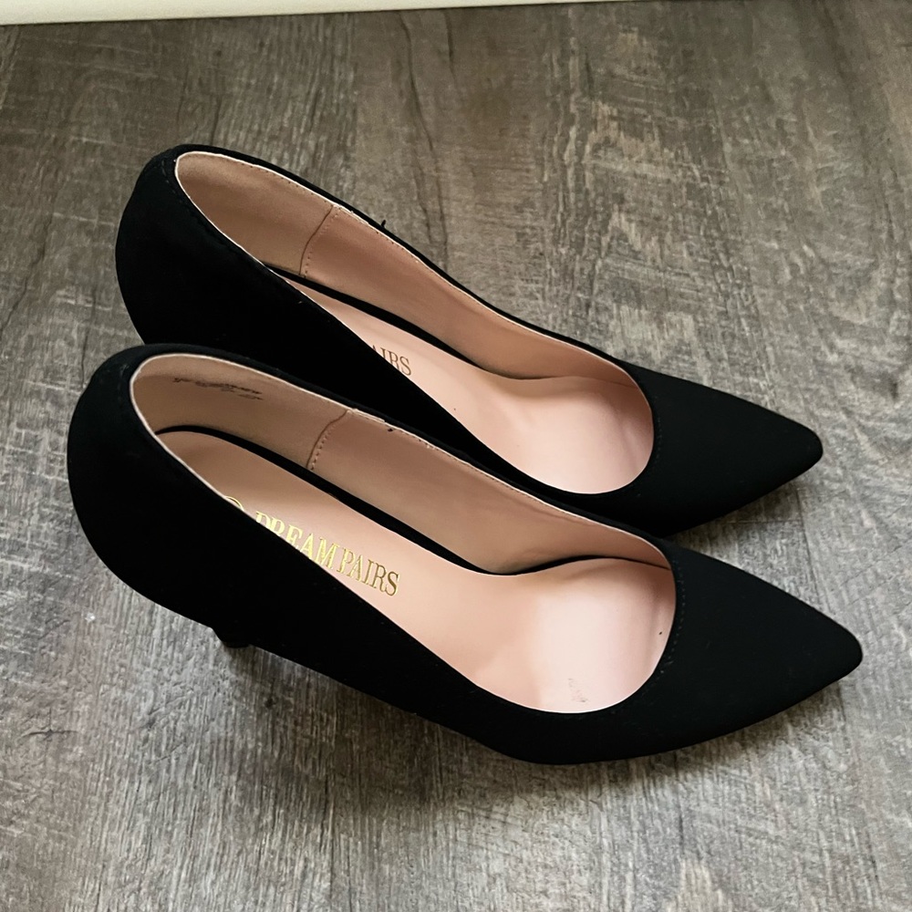 Black Women Pump Heels Size 8